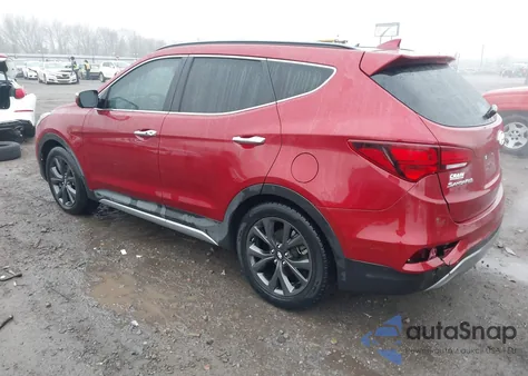 2017 Hyundai Santa Fe Sport 2.0T Ultimate from USA, damaged, VIN 5XYZW4LAXHG408495